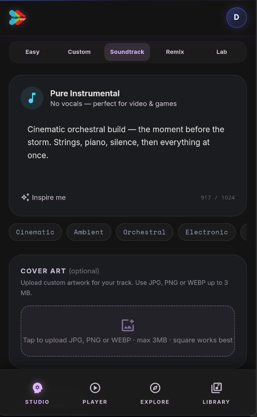 Elektro25 Soundtrack mode screenshot